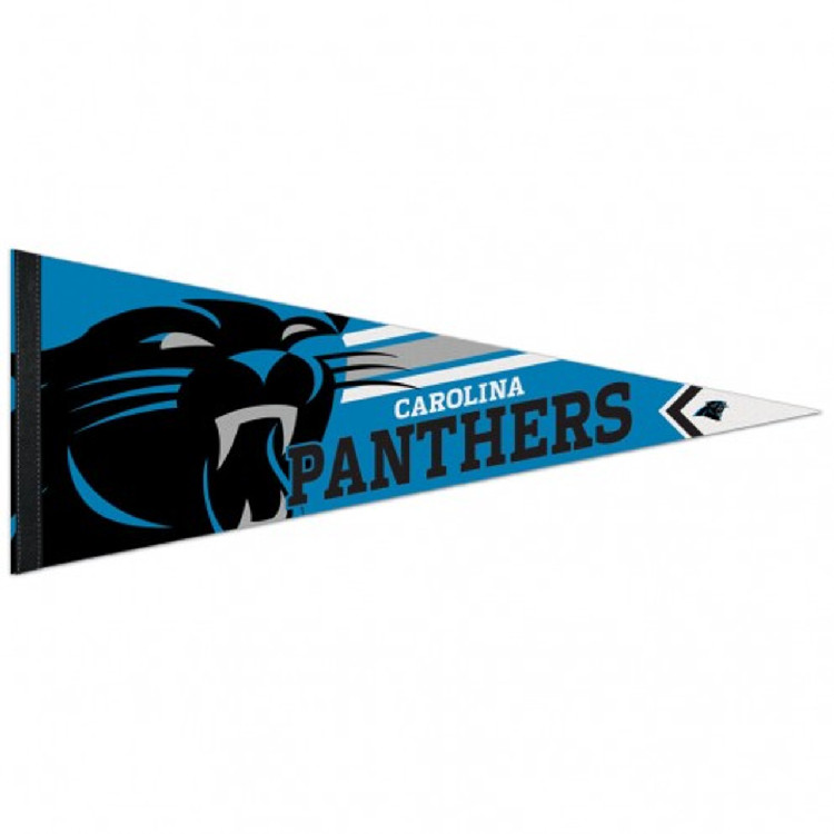 Carolina Panthers Pennant 12x30 Premium Style