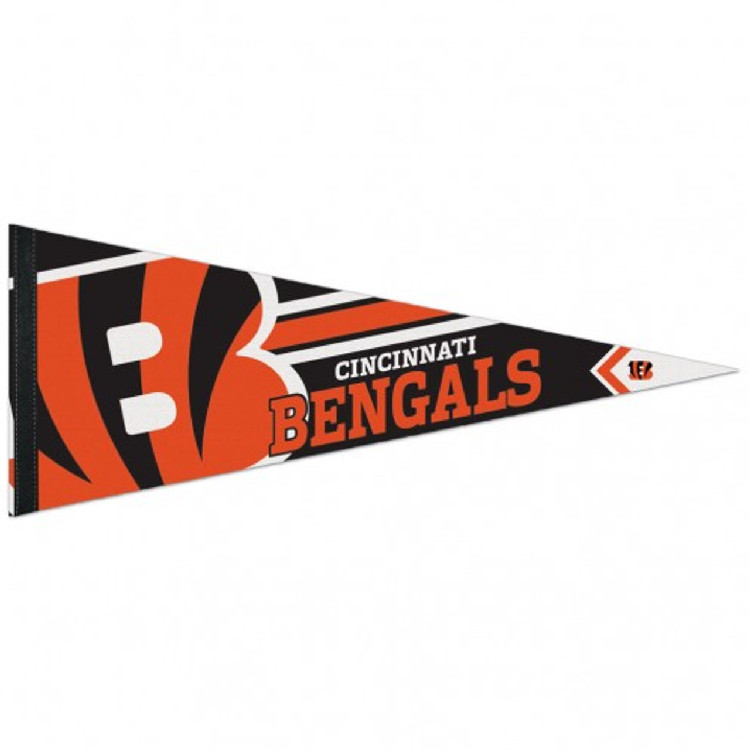 Cincinnati Bengals Pennant 12x30 Premium Style