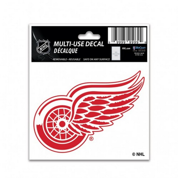 Wincraft Detroit Red Wings Decal 3x4 Multi Use Color -