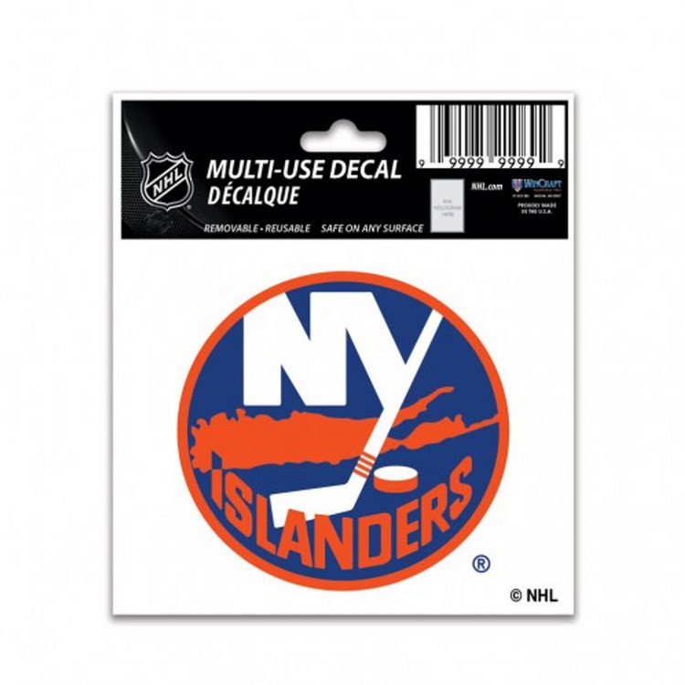 New York Islanders Decal 3x4 Multi Use Color