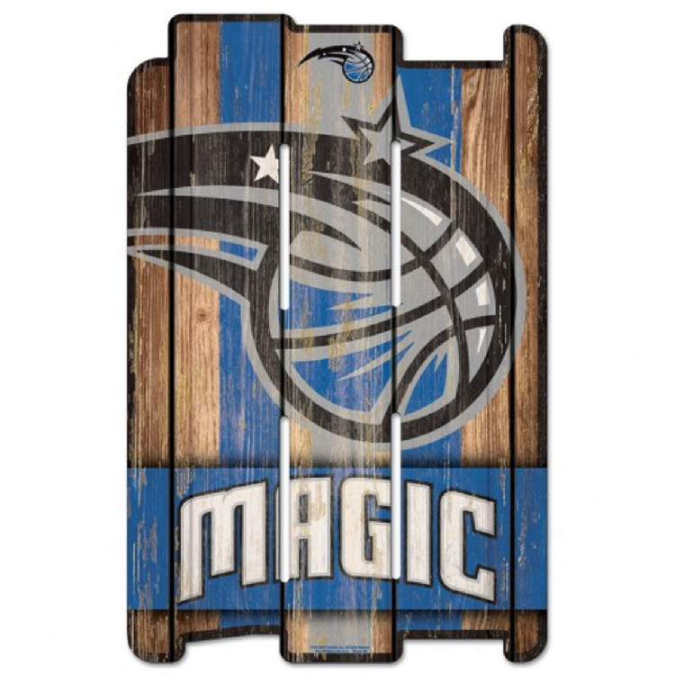 Orlando Magic Sign 11x17 Wood Fence Style