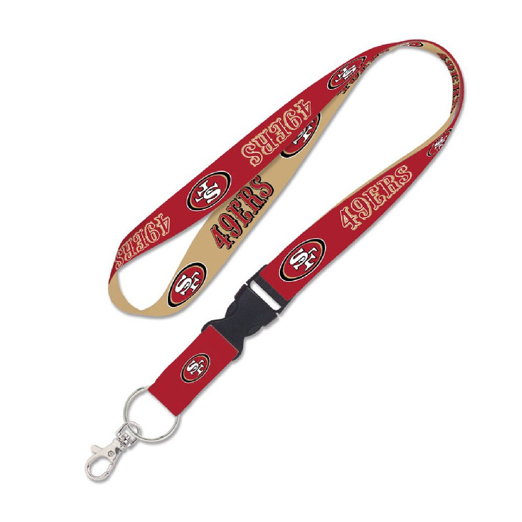 San Francisco 49ers Lanyard with Detachable Buckle