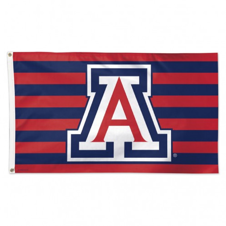 Arizona Wildcats Flag 3x5 Deluxe Style Stars and Stripes Design