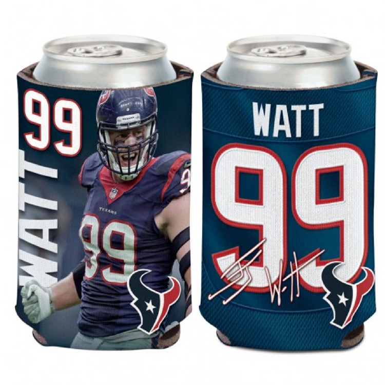 Houston Texans J.J. Watt Can Cooler