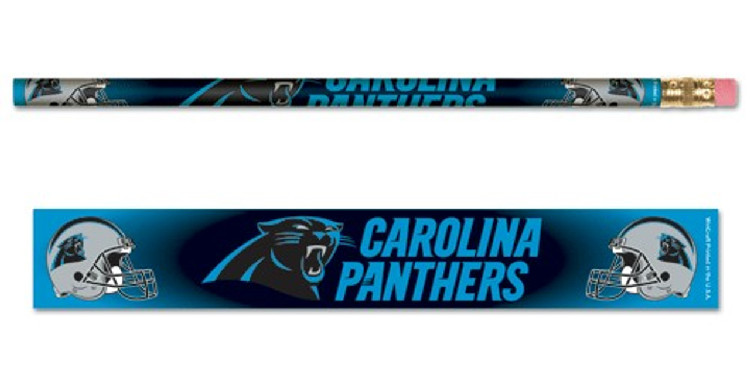 Carolina Panthers Pencil 6 Pack