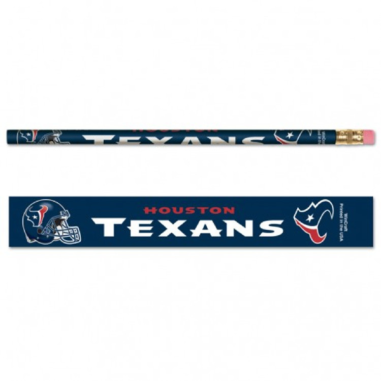 Houston Texans Pencil 6 Pack