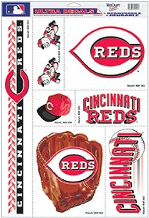 Cincinnati Reds Decal 11x17 Multi Use