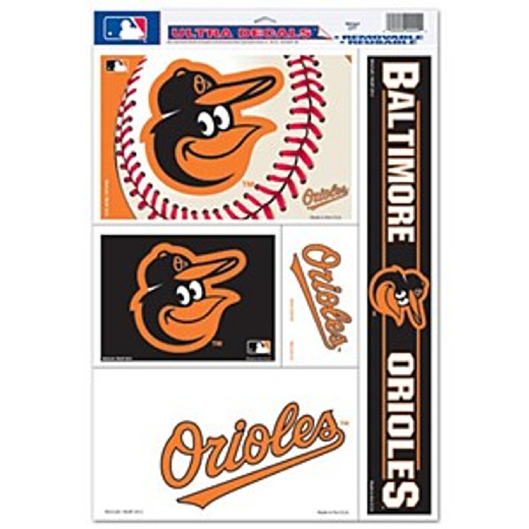 Baltimore Orioles Decal 11x17 Ultra