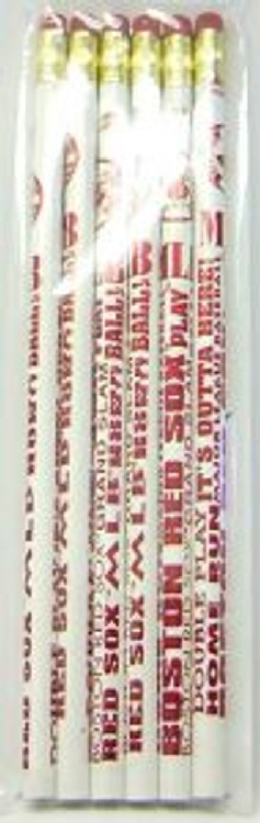 Boston Red Sox Pencil 6 Pack