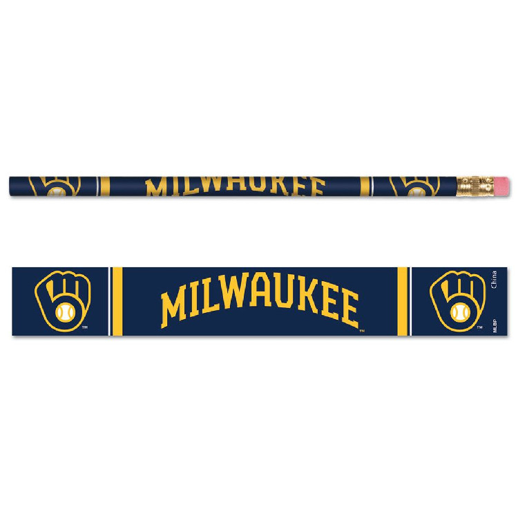 Milwaukee Brewers Pencil 6 Pack