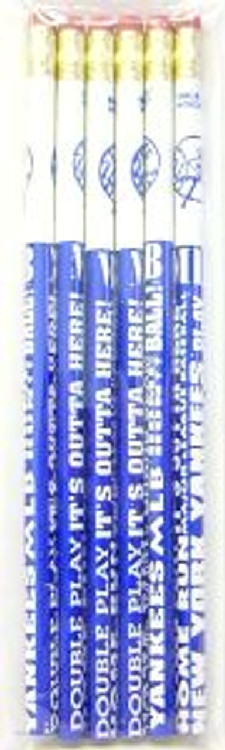 New York Yankees Pencil 6 Pack