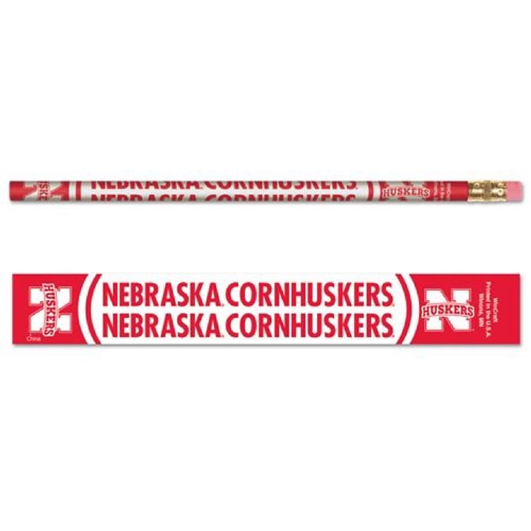 Nebraska Cornhuskers  Pencil 6 Pack