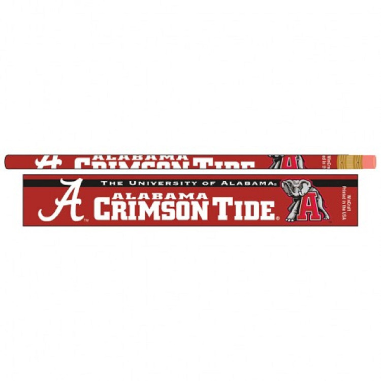 Alabama Crimson Tide Pencil 6 Pack