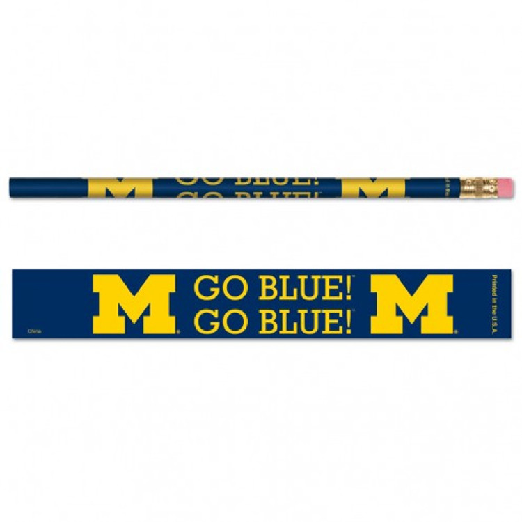 Michigan Wolverines Pencil 6 Pack