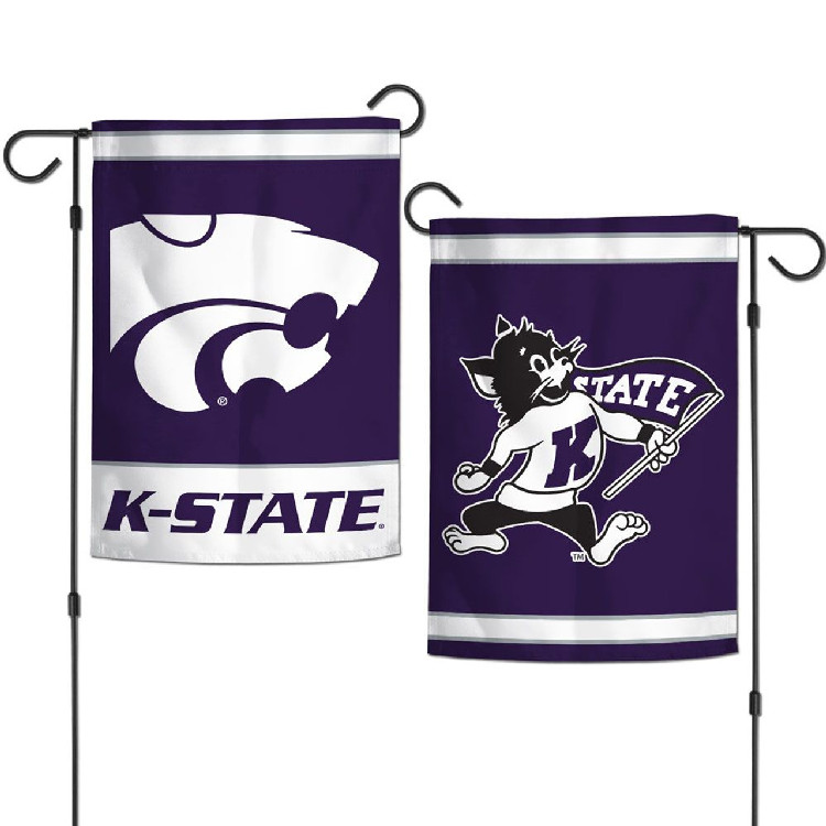 Kansas State Wildcats Flag 12x18 Garden Style 2 Sided