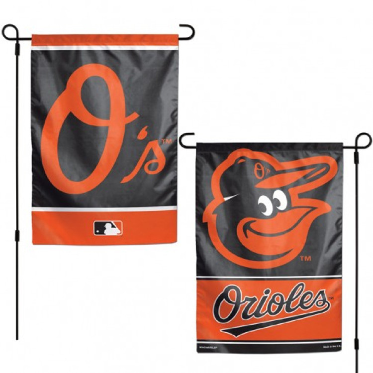 Baltimore Orioles Flag 12x18 Garden Style 2 Sided