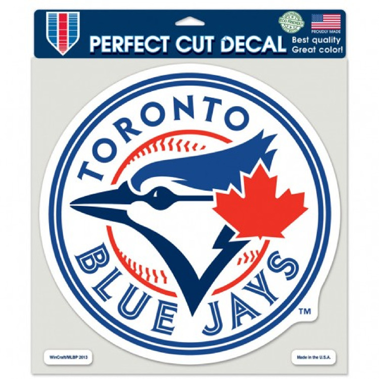 Toronto Blue Jays Decal 8x8 Perfect Cut  Color