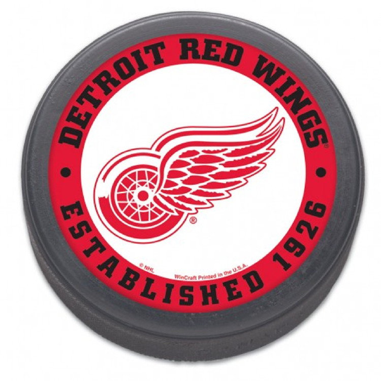 Detroit Red Wings Hockey Puck - Packaged - Est. 1926