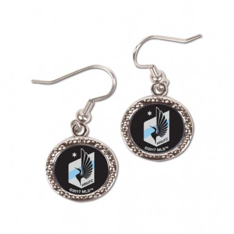 Minnesota United FC Earrings Round Style