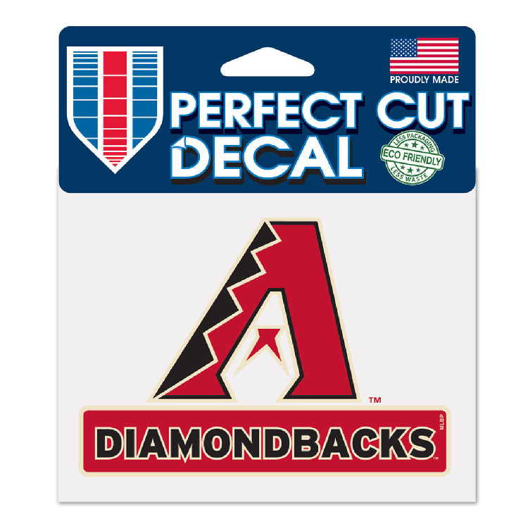 Arizona Diamond Backs Decal 4.5x5.75 Perfect Cut Color