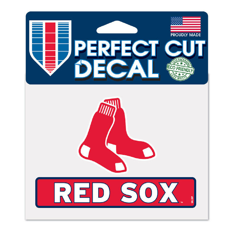 Boston Red Sox Decal 4.5x5.75 Perfect Cut Color