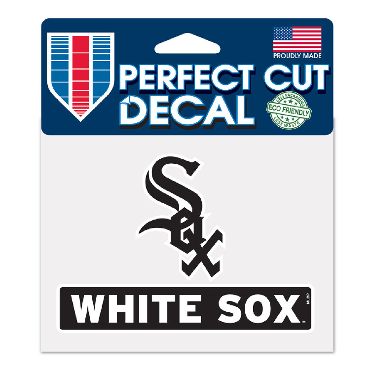 Chicago White Sox Decal 4.5x5.75 Perfect Cut Color