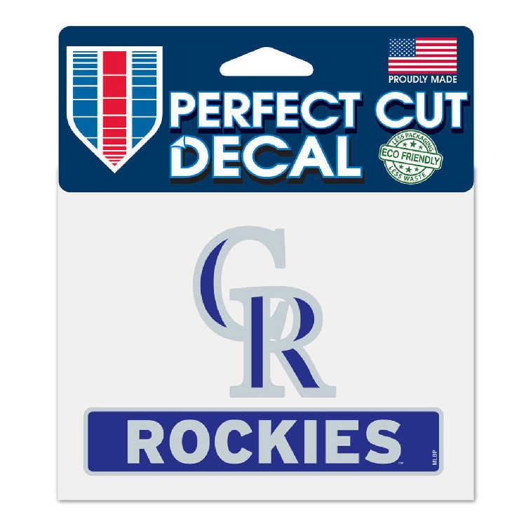 Colorado Rockies Decal 4.5x5.75 Perfect Cut Color