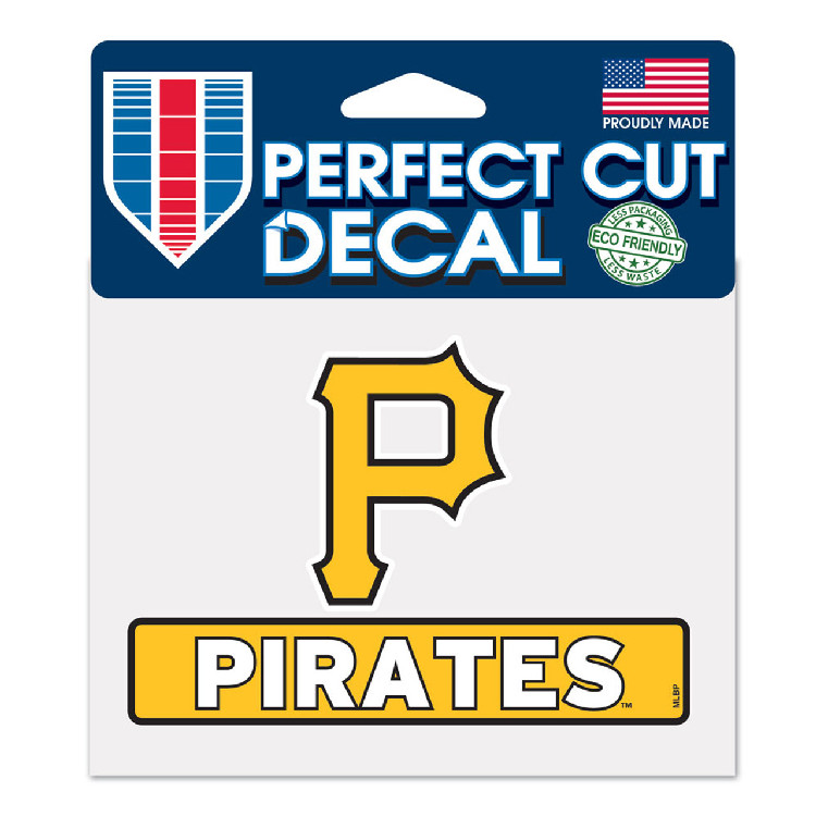 Pittsburgh Pirates Decal 4.5x5.75 Perfect Cut Color