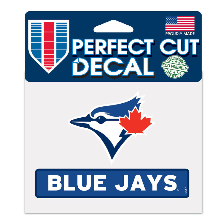 Toronto Blue Jays Decal 4.5x5.75 Perfect Cut Color