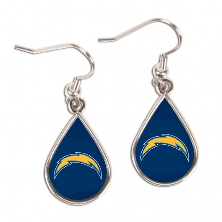 Los Angeles Chargers Earrings Tear Drop Style