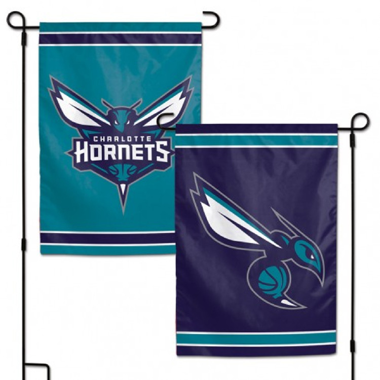 Charlotte Hornets Flag 12x18 Garden Style 2 Sided