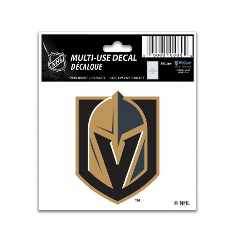 Vegas Golden Knights Decal 3x4 Multi Use Color