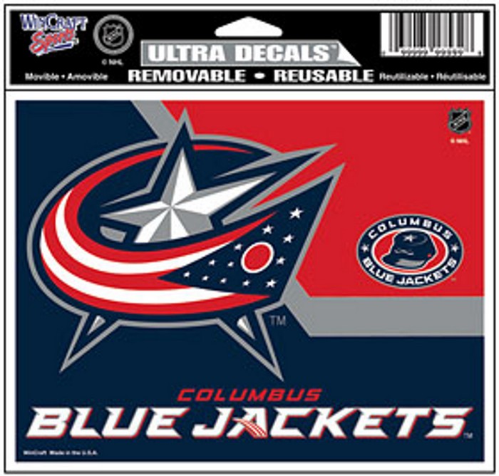 Wincraft Columbus Blue Jackets Decal 5x6 Ultra Color -