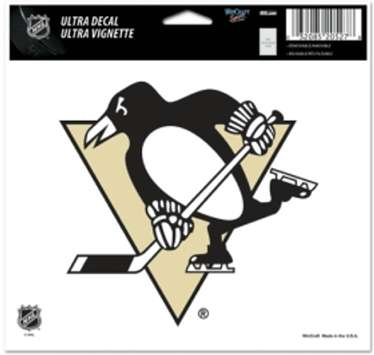 Pittsburgh Penguins Decal 5x6 Ultra Color