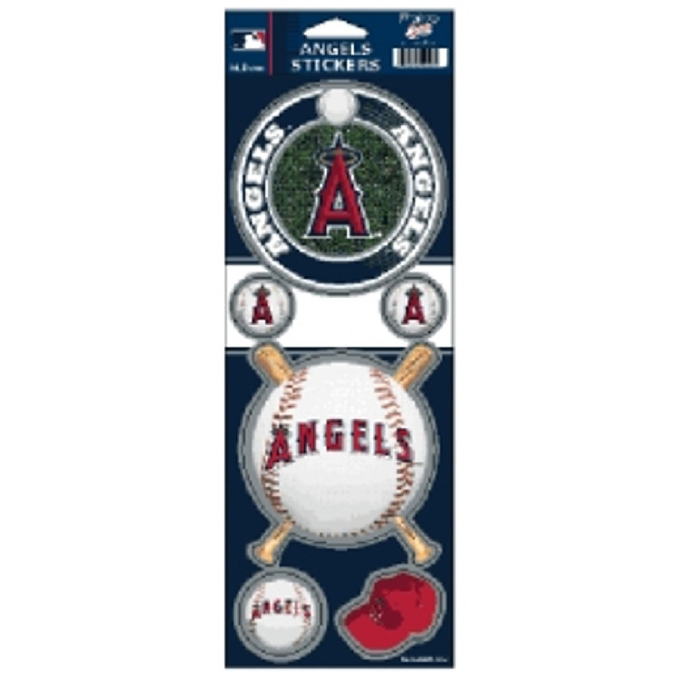 Los Angeles Angels of Anaheim Stickers Prismatic