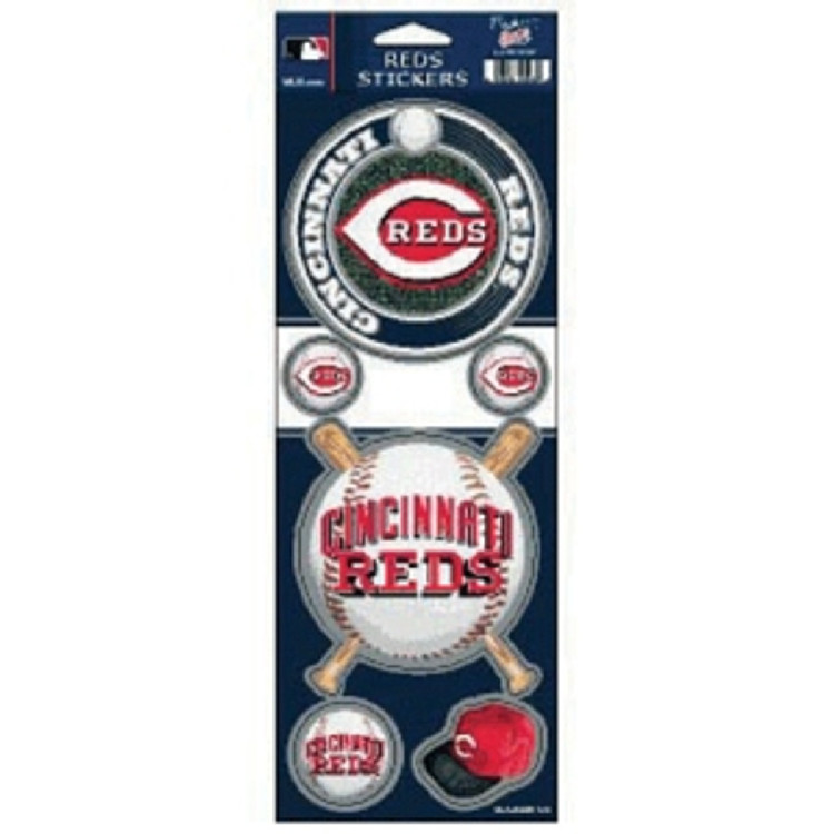 Cincinnati Reds Stickers Prismatic