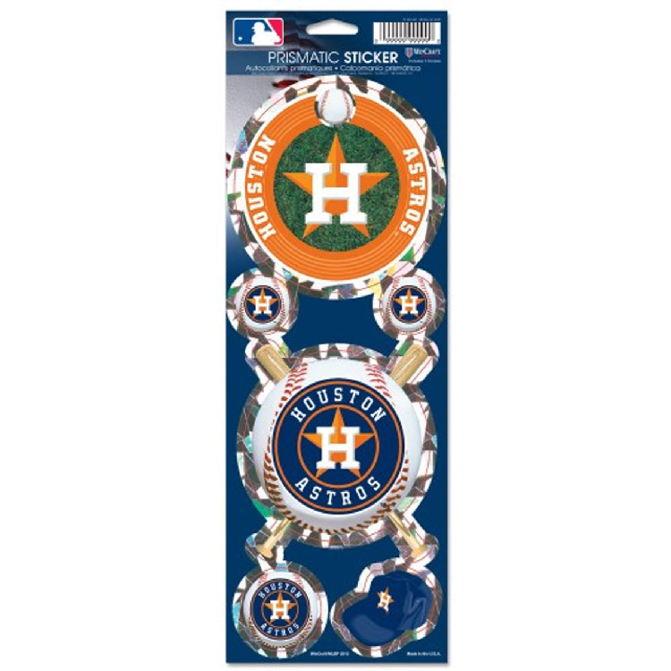 Houston Astros Stickers Prismatic