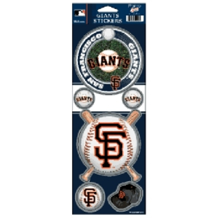 San Francisco Giants Stickers Prismatic