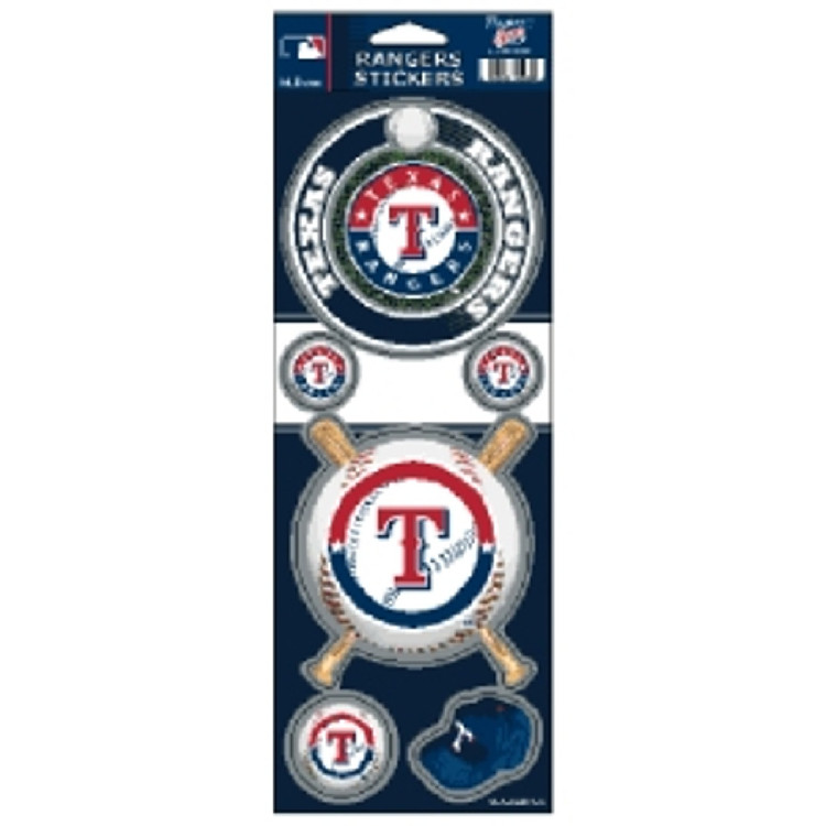 Texas Rangers Stickers Prismatic