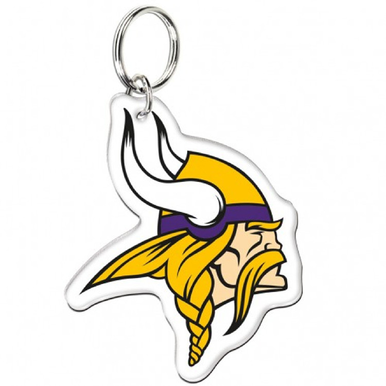 Minnesota Vikings Key Ring Acrylic Carded Premium