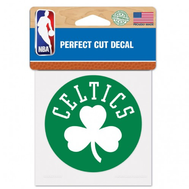 Boston Celtics Decal 4x4 Perfect Cut Color