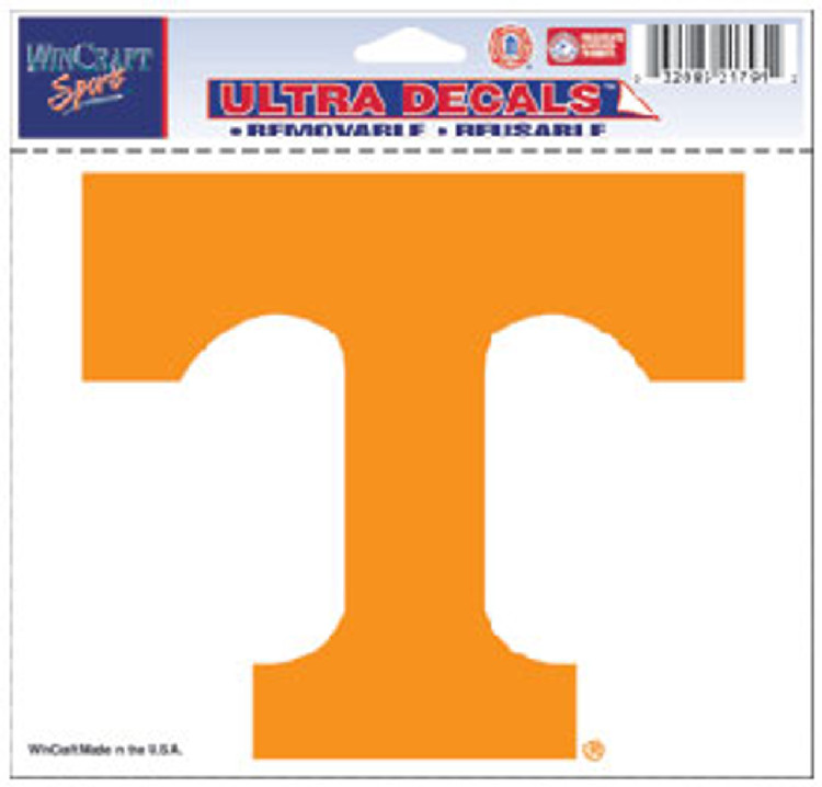 Tennessee Volunteers Decal 5x6 Ultra Color