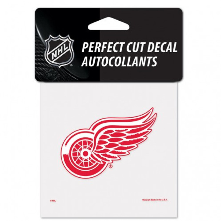 Detroit Red Wings Decal 4x4 Perfect Cut Color