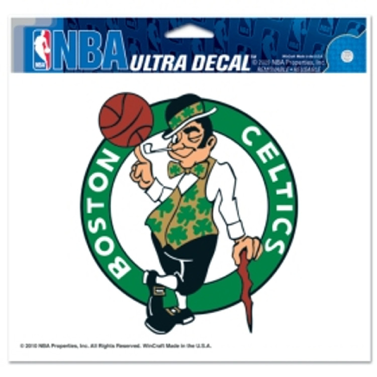 Boston Celtics Decal 5x6 Ultra Leprechan