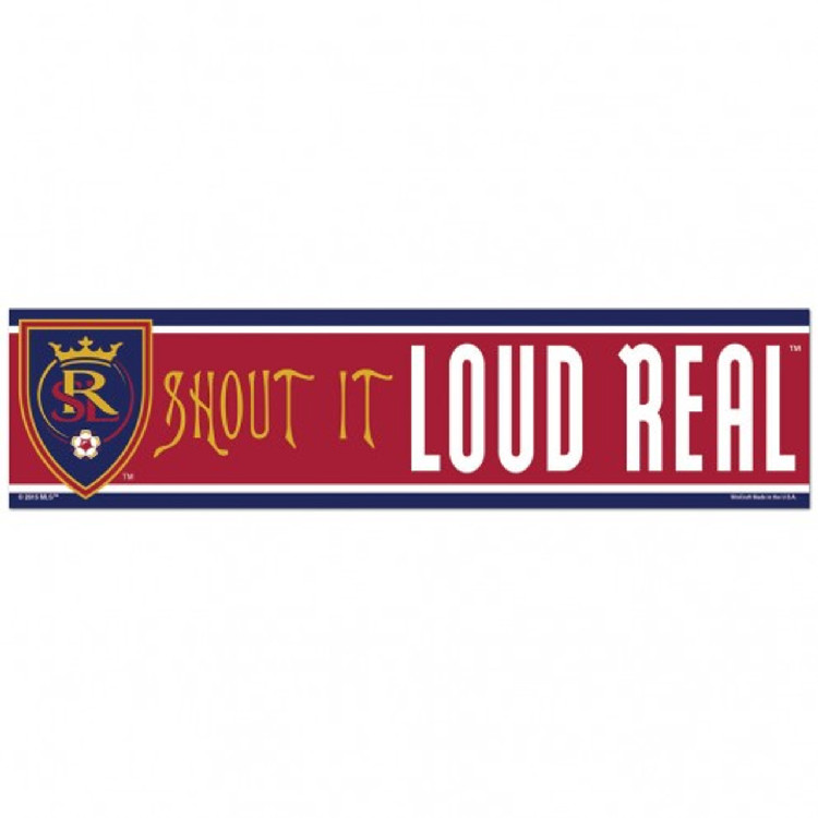 Real Salt Lake Decal 3x12 Bumper Strip Style