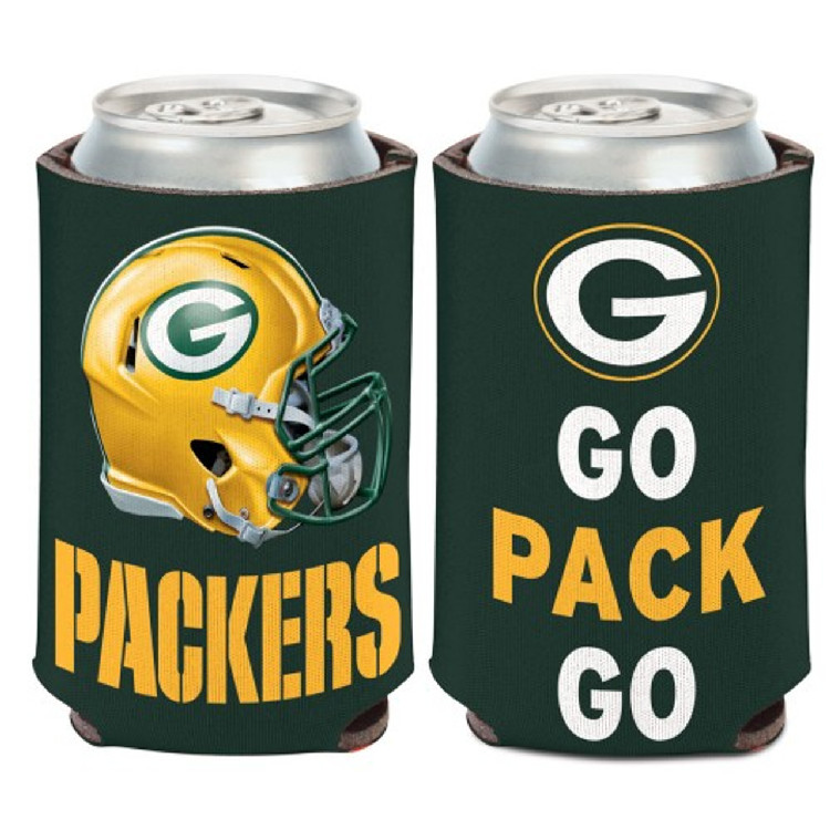 Green Bay Packers Can Cooler Slogan Design