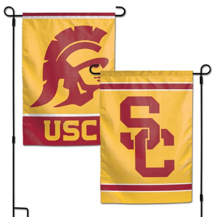 USC Trojans Flag 12x18 Garden Style 2 Sided