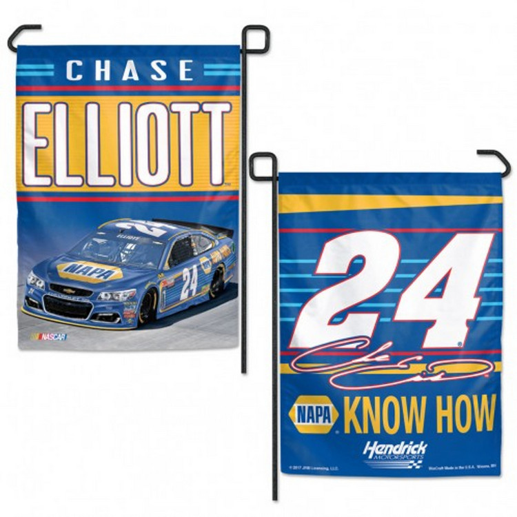 Nascar Chase Elliott Flag 12x18 Garden Style 2 Sided