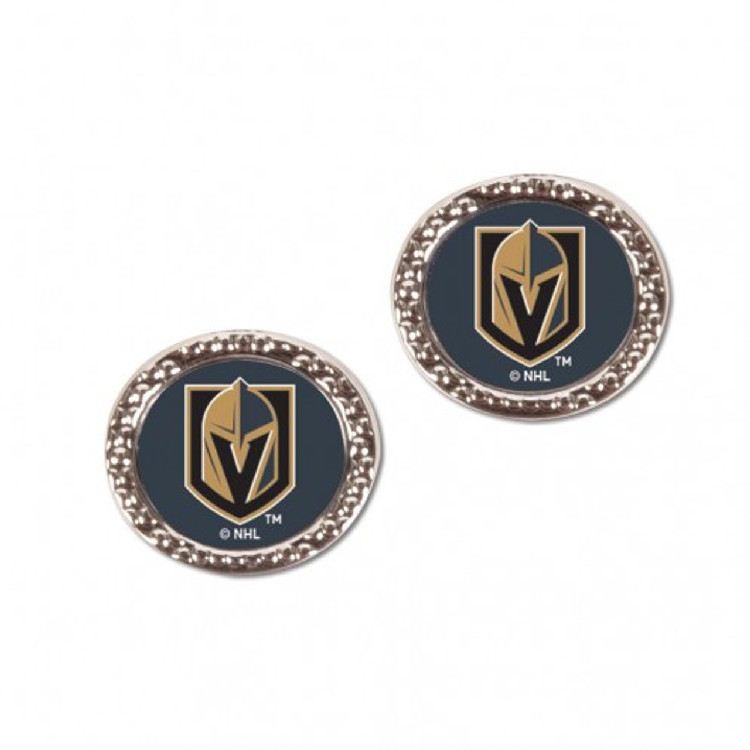 Vegas Golden Knights Earrings Post Style