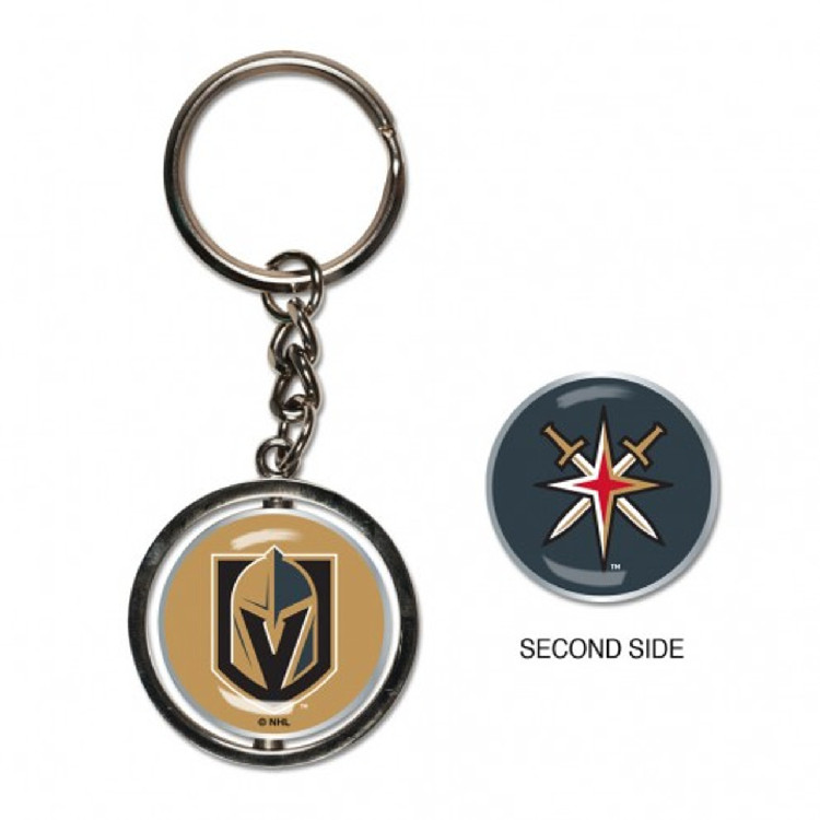 Vegas Golden Knights Key Ring Spinner Style